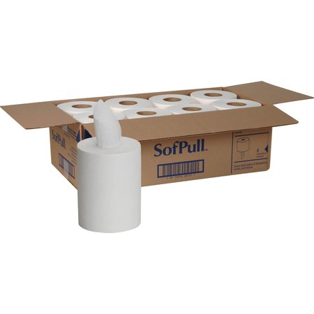 SOFPULL Sofpull Center Pull Paper Towels, 275 Sheets, White, 8 PK GPC28125